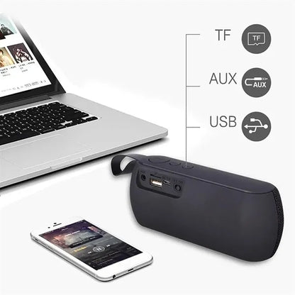TWS pairing hand free calls camping beach bluetooth speaker