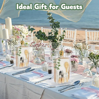 Baby shower prizes bridal gift bag bamboo cheese board set