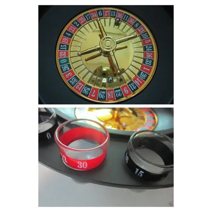 16-piece fun party shot glass roulette drinking game set