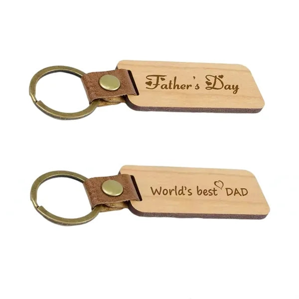 Custom Wooden Keychain