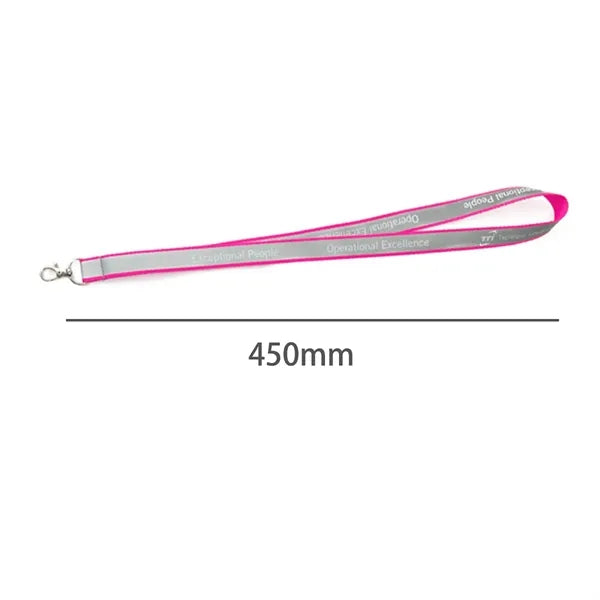 Reflective Lanyard with Safety Strip