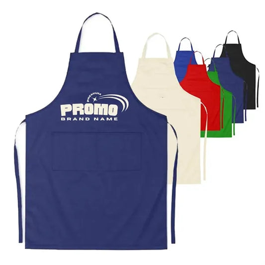 Adult Cotton Apron with Front Pocket Adjustable Unisex