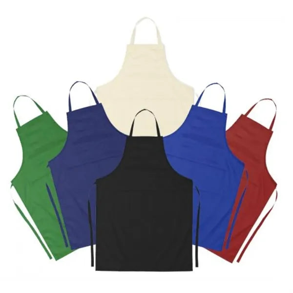 Adult Cotton Apron with Front Pocket Adjustable Unisex