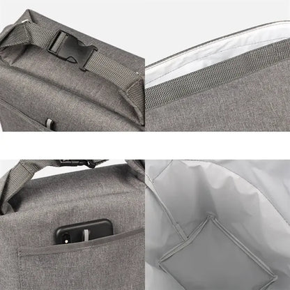 Insulated Lunch Cooler Bag with Buckle Handle Durable Picnic