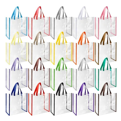 Stadium Approved Clear PVC Tote Bag Large Capacity Durable