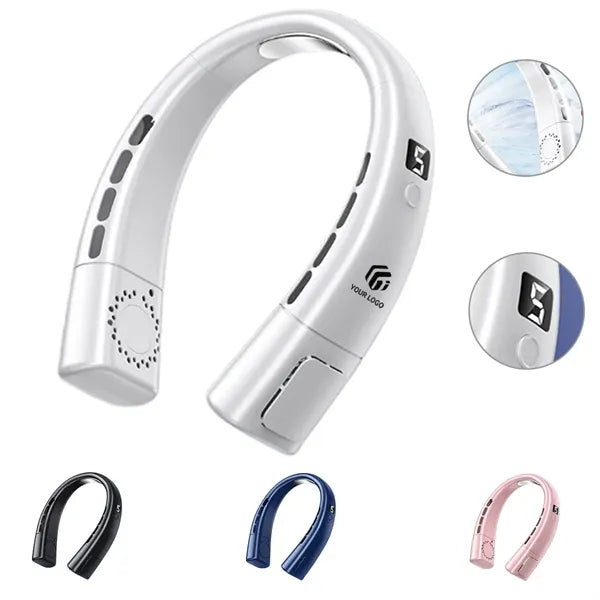 Portable Strong Wind Quiet Cooling Gift Travel Neck Fan