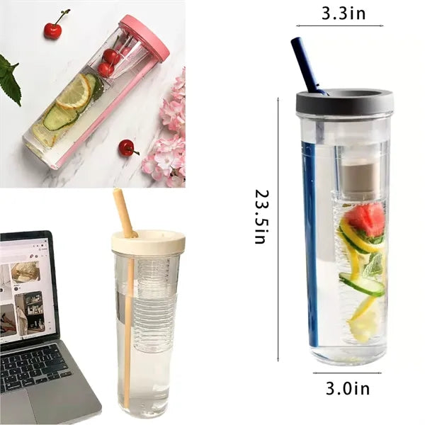 Outdoor Portable Cup w/ Straw