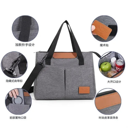 Leakproof Cooler Lunch Tote Bag
