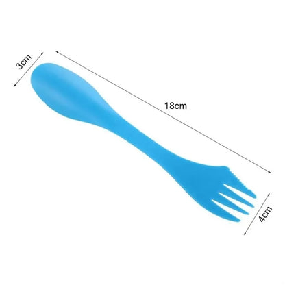 3-in-1 Plastic Cutlery Spoon