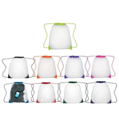 Clear PVC Drawstring Backpack