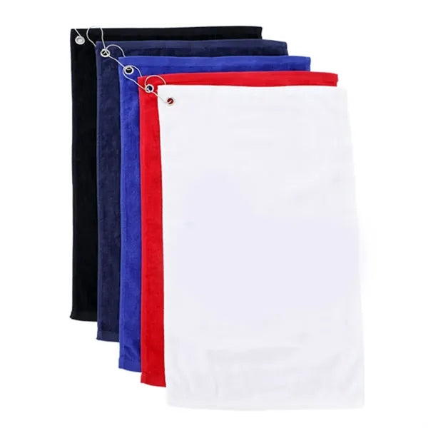Cotton Golf Towel with Hook