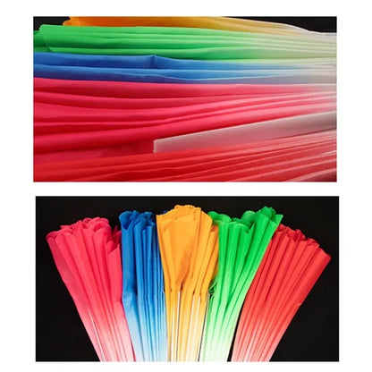 Party festival rave folding hand large popping dancing fan