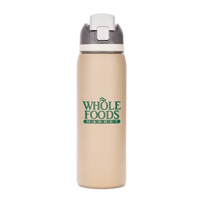 Three-Toned 27oz. Stainless Steel Straw Bottle