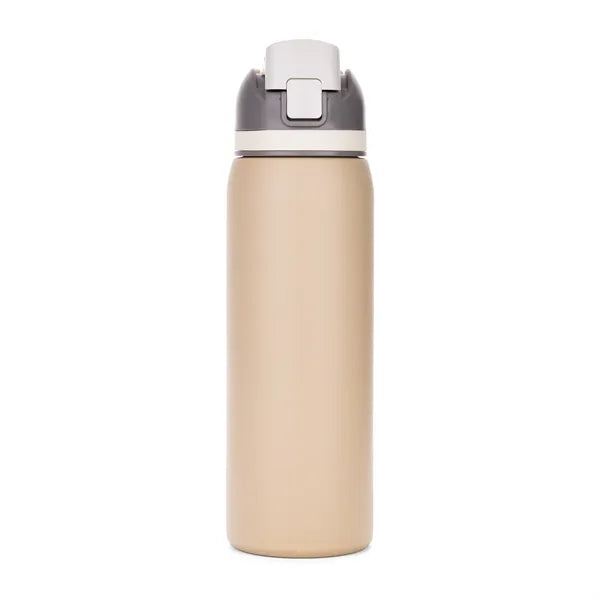 Three-Toned 27oz. Stainless Steel Straw Bottle