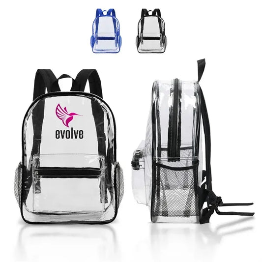 Clear PVC Waterproof Stadium Backpack