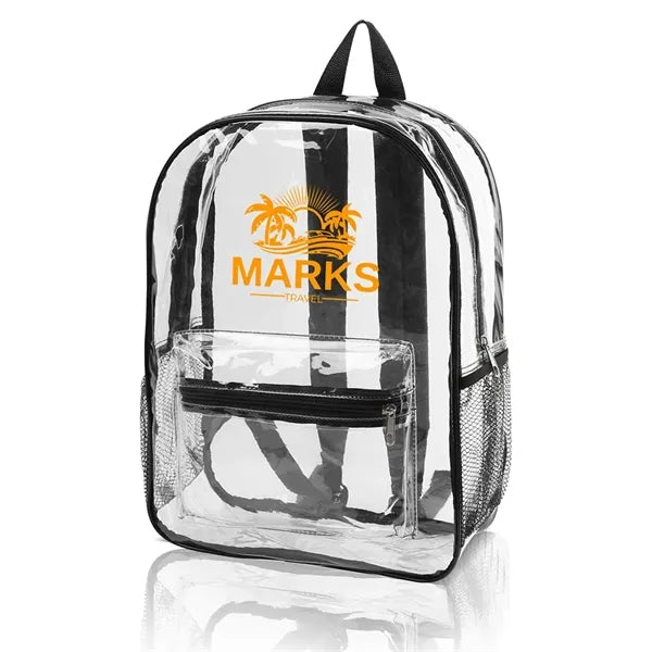 Clear PVC Waterproof Stadium Backpack