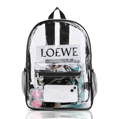 Clear PVC Waterproof Stadium Backpack