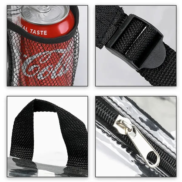 Clear PVC Waterproof Stadium Backpack