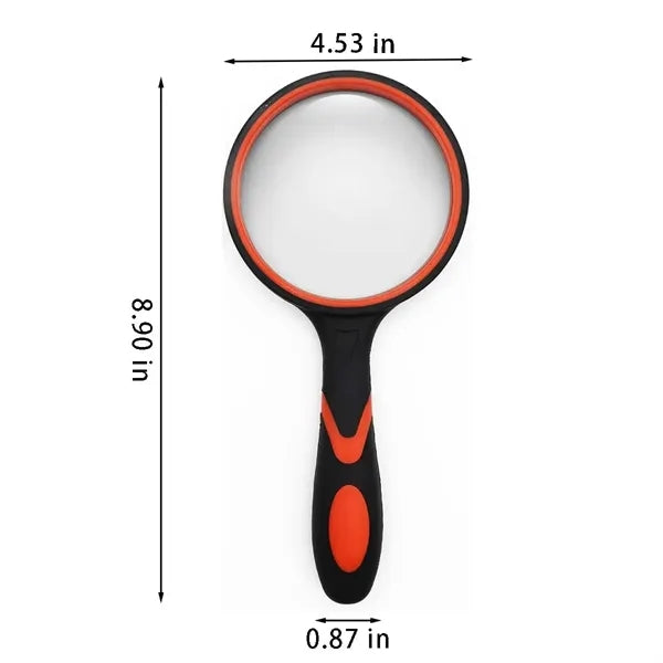 Kids seniors handheld reading magnifier magnifying glass