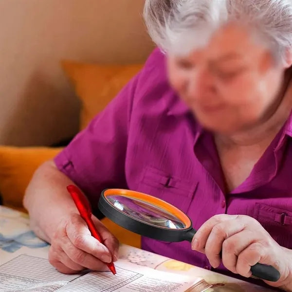 Kids seniors handheld reading magnifier magnifying glass