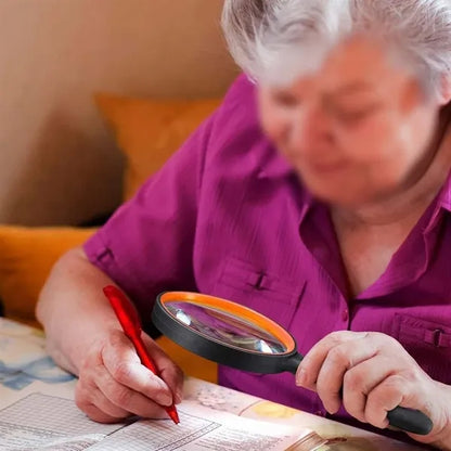 Kids seniors handheld reading magnifier magnifying glass
