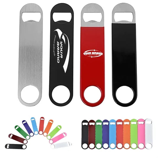 Stainless Steel Flat Bottle Solid Durable Beer Opener