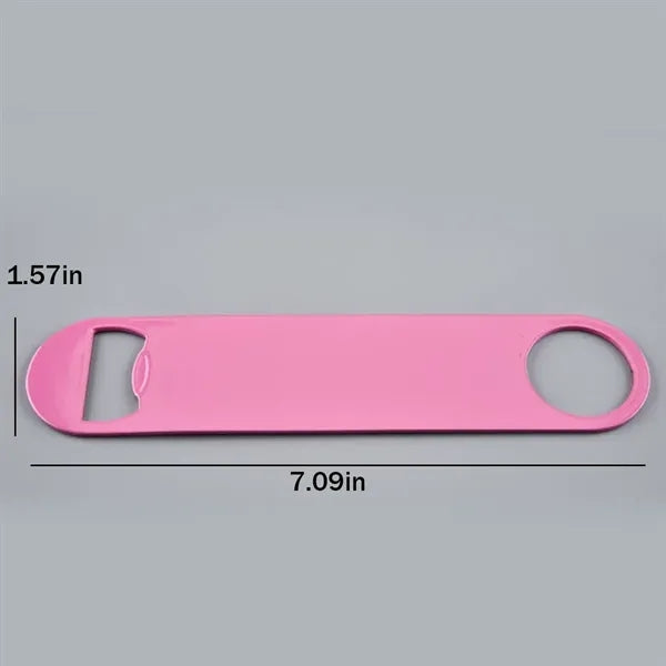 Stainless Steel Flat Bottle Solid Durable Beer Opener
