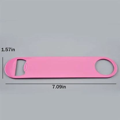 Stainless Steel Flat Bottle Solid Durable Beer Opener