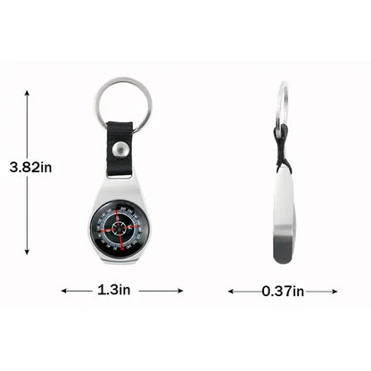 Mini Durable Compass Key Chain Outdoor Camping Survival Tool