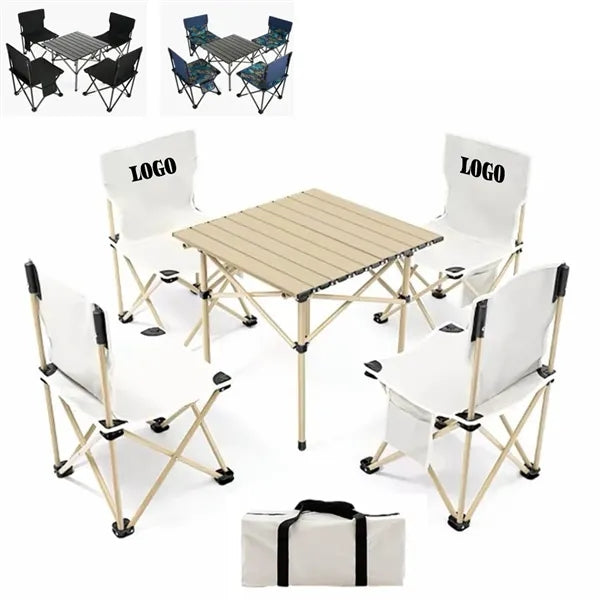 Outdoor Folding Table and Chair Set