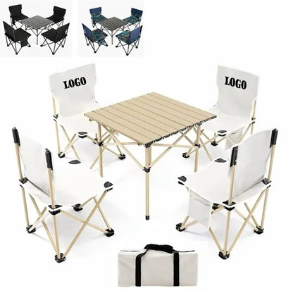 Outdoor Folding Table and Chair Set