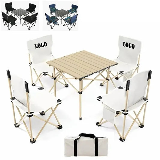 Outdoor Folding Table and Chair Set