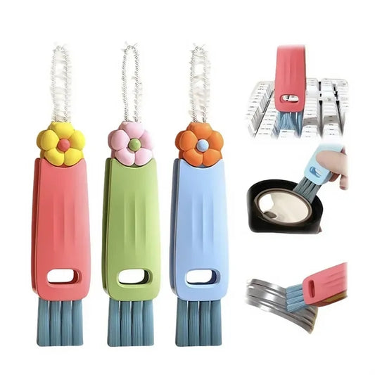 3 in 1 Cup Lid Crevice Cleaning Brush