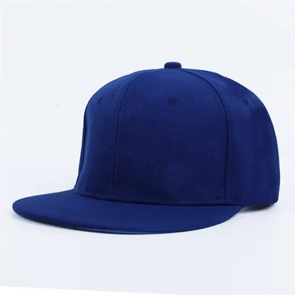 Flat Bill Snapback Hat Adjustable Cap