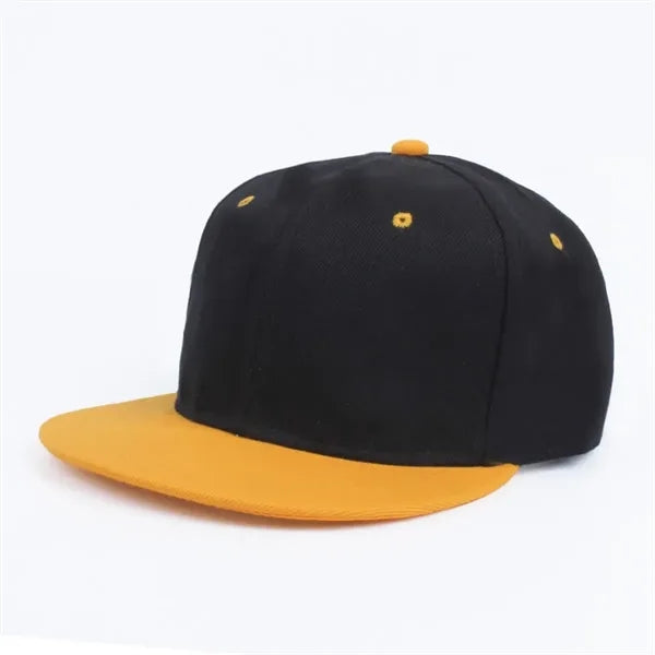 Flat Bill Snapback Hat Adjustable Cap