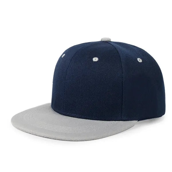 Flat Bill Snapback Hat Adjustable Cap