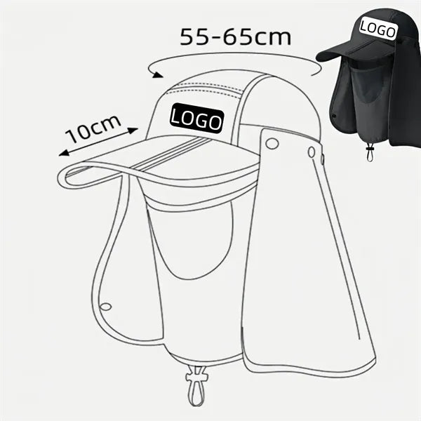UPF 50+ Outdoor Sun Protection Hat