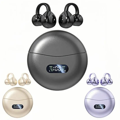 Open Ear Clip Wireless Earbuds Bluetooth 5.4
