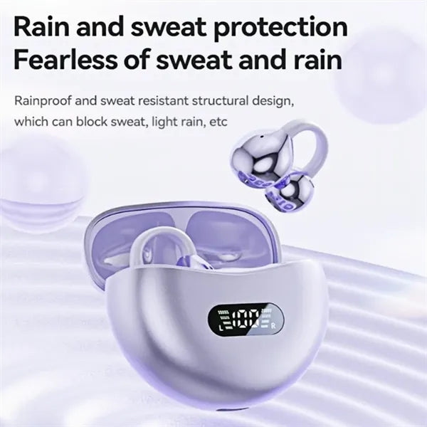 Open Ear Clip Wireless Earbuds Bluetooth 5.4