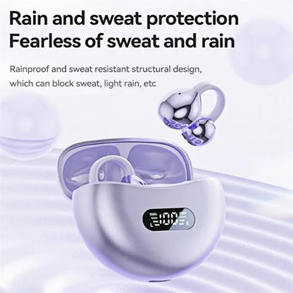 Open Ear Clip Wireless Earbuds Bluetooth 5.4