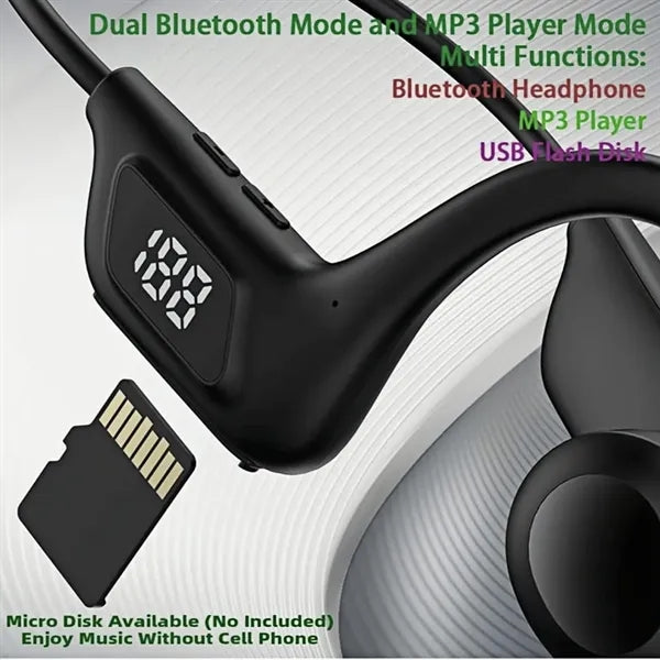 Open Ear Bone Conduction Wireless Headphones