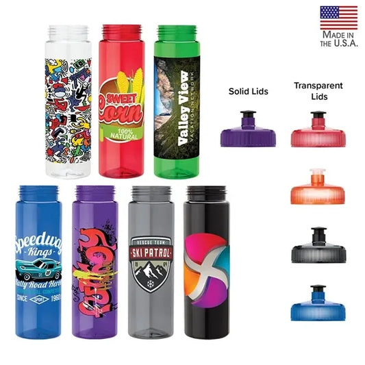 Newport 25 oz. PET Bottle with Pull Spout Lid