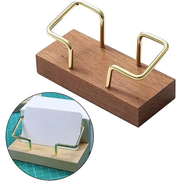 Wooden Card Holder