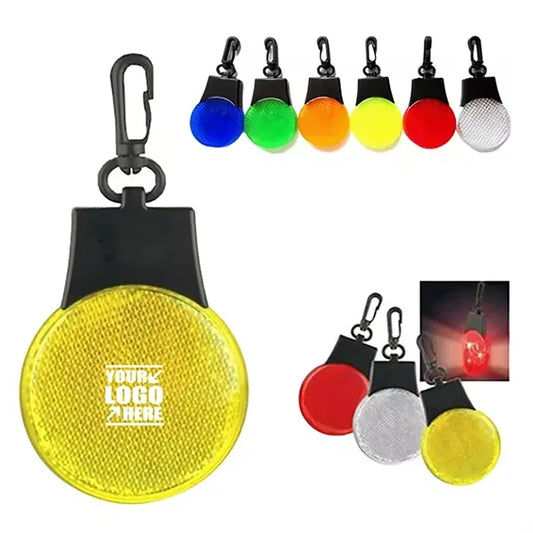 Solid Color Reflector Light With Key Chain