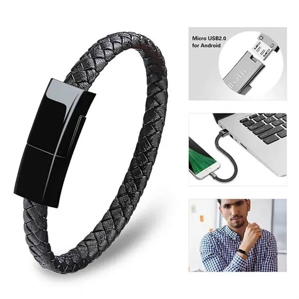 Braided Cords Bracelet Charger