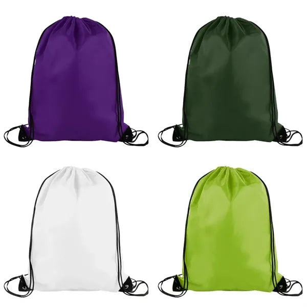 Custom Small Polyester Drawstring Backpack ( 13" X 15" )