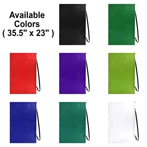 Drawstring Laundry Bag With Shoulder Strap ( 35.5" x 23" )