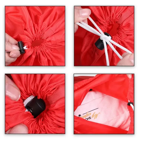 Drawstring Laundry Bag With Shoulder Strap ( 35.5" x 23" )