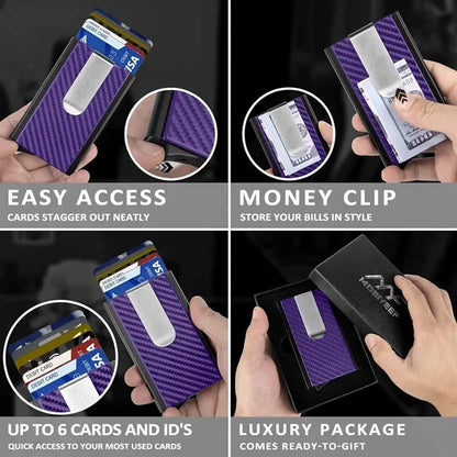Minimalist Wallet For Men RFID Blocking Card