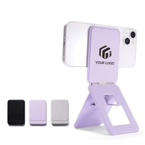 Portable adjustable folding invisible pocket phone holder
